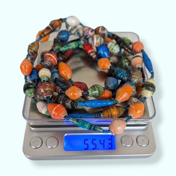 (2/$20) Long Continuous Rolled Wrapper Necklace - Picture 5 of 5